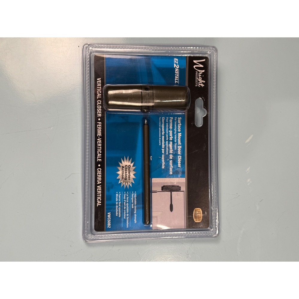 Wright Products VWC50BZ Surface Mount Door Closer Bronze Vertical Interior Door